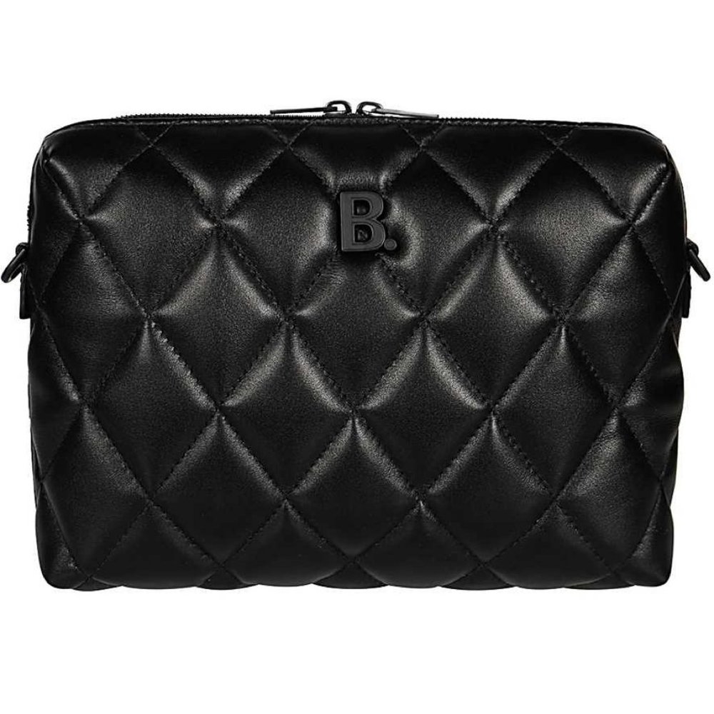 NEW Balenciaga Black B Logo Crossbody Shoulder Bag